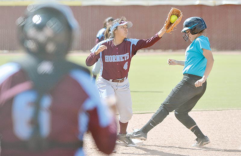 Pinon softball team sweeps Ganado