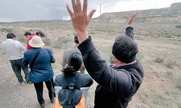 Japanese activists visit uranium area
