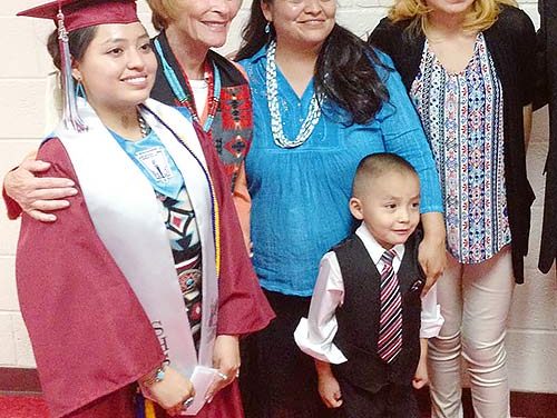 Little scolding as Judge Judy addresses Shiprock grads