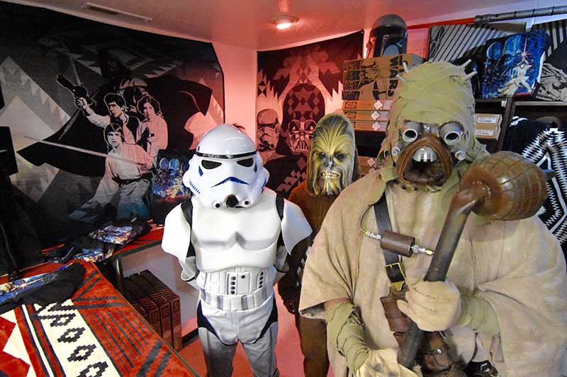 Navajos rush to pick up Pendleton Star Wars blankets