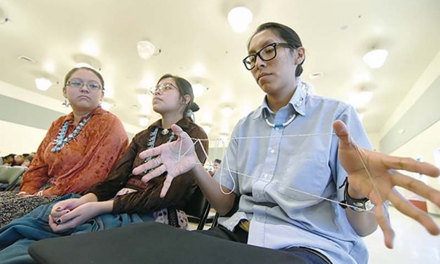 Student work teaches about Navajo emergence, coyote stories