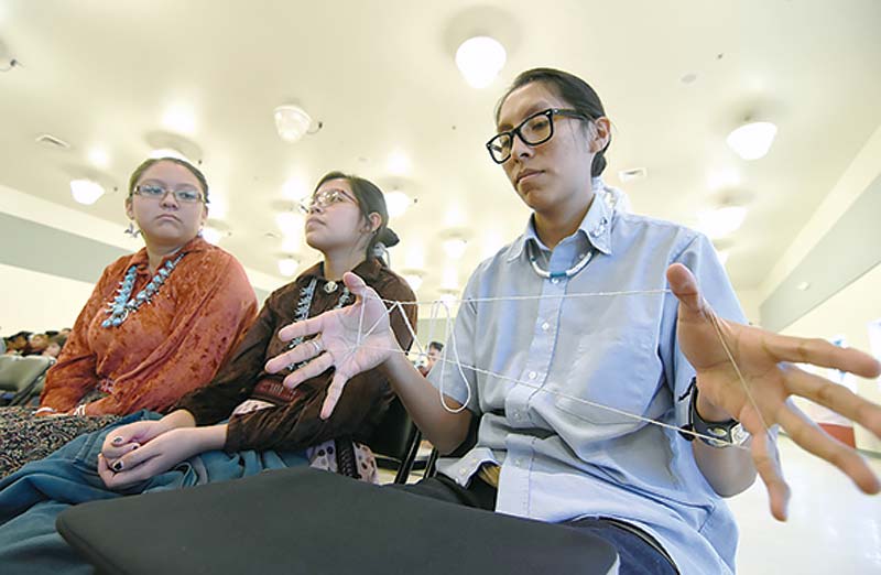 Student work teaches about Navajo emergence, coyote stories