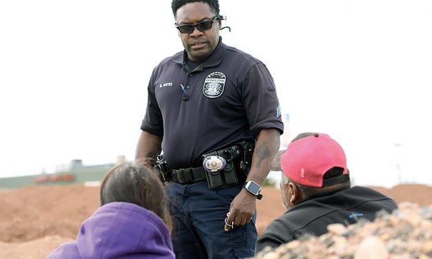 Winslow detective shows compassion  as he patrols the streets after shooting