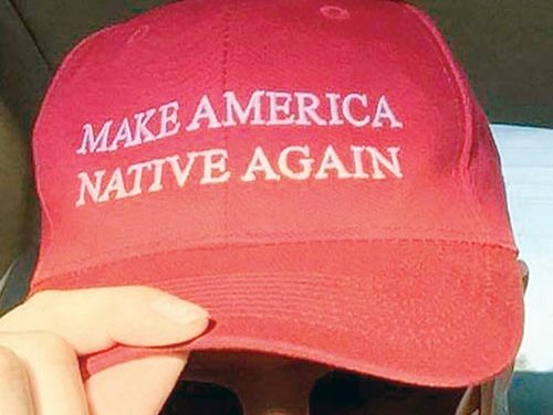 Navajo designer trumps Trump with new slogan