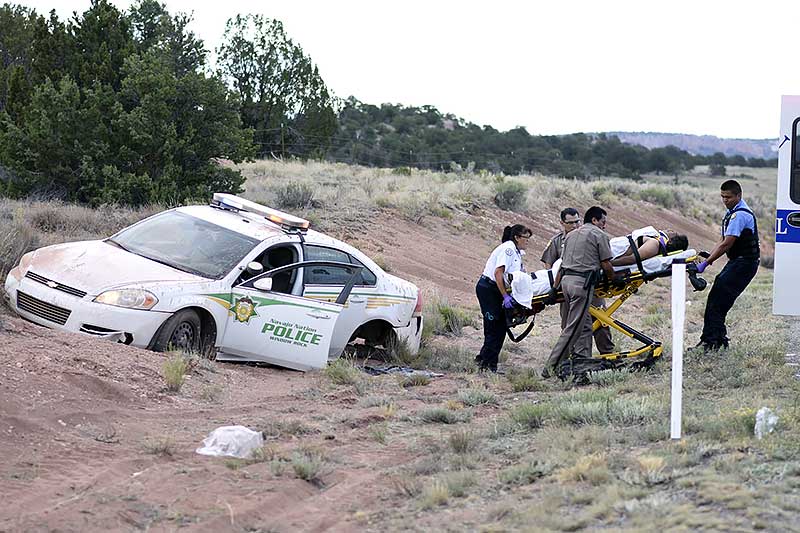 Witness: Hitchhiker stole police car