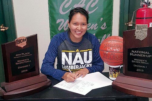 CAC’s Tsingine signs to play with NAU