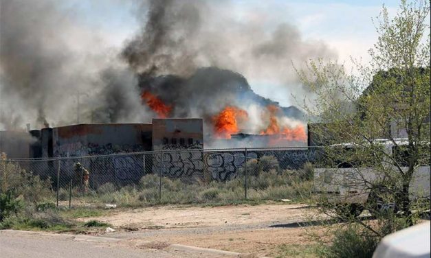 Abandoned House Catches Fire in Fort Defiance