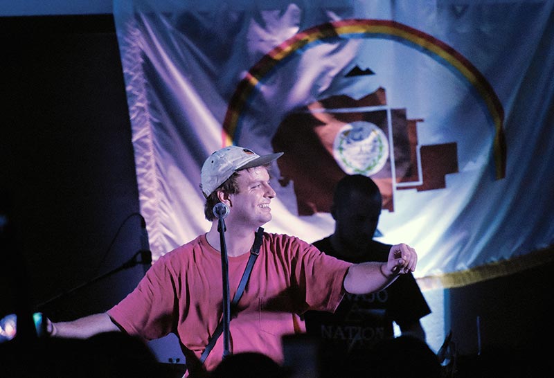 DeMarco performs at Shiprock Chapter House