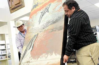 Artist crusades against climate change