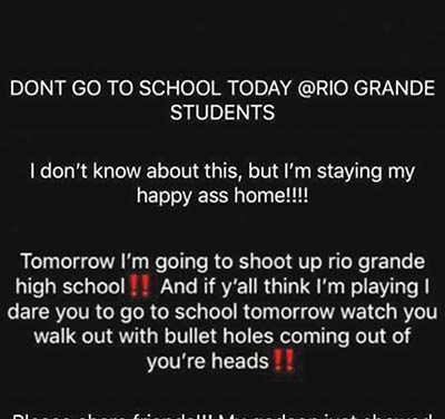 Threatening texts prompt ‘soft lockdown’ at WR schools