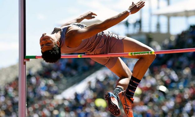 Newton’s ability to fly nets 3rd place in high jump