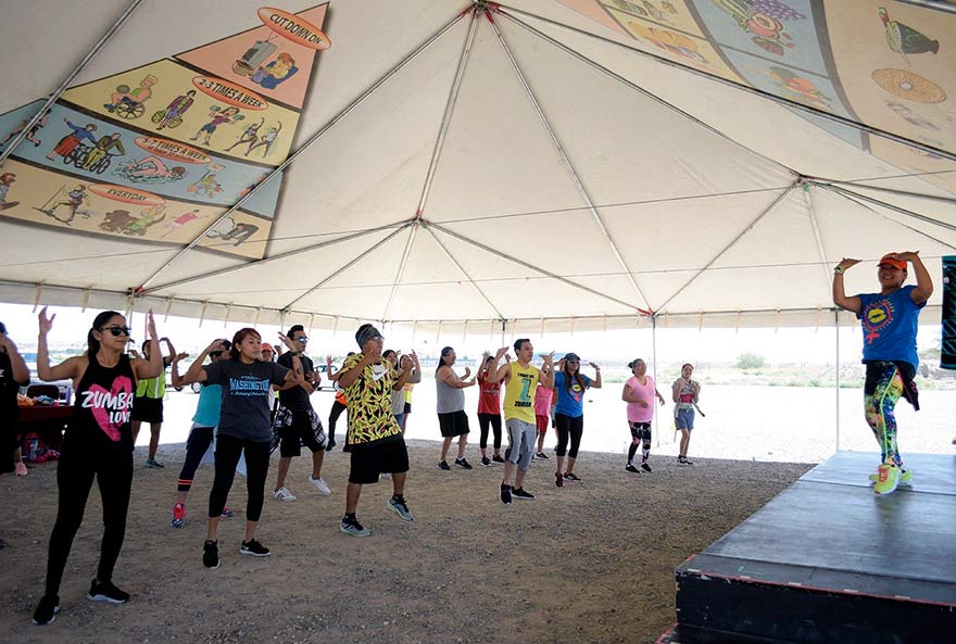 Zumba instructors, local hero part of iMPACT team