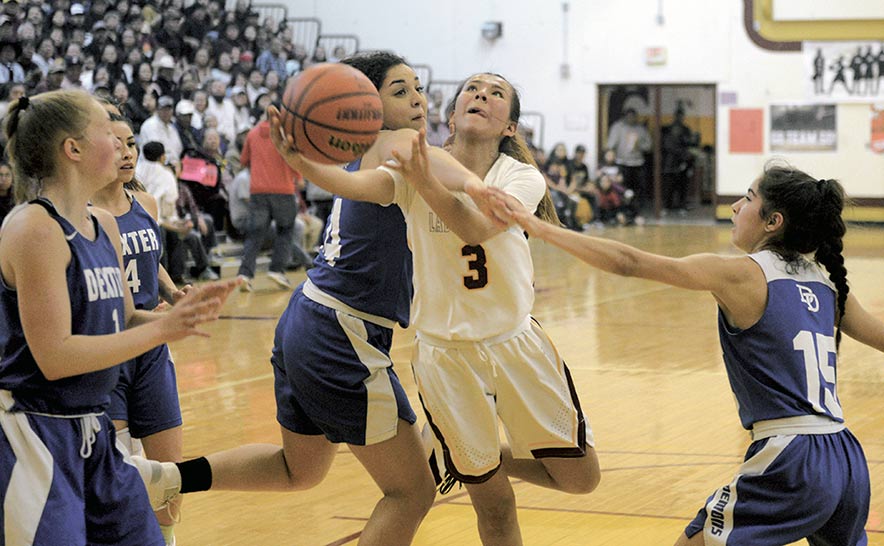 ‘They just come after you’ :   Lady Cougars strut their stuff, finish off Braves