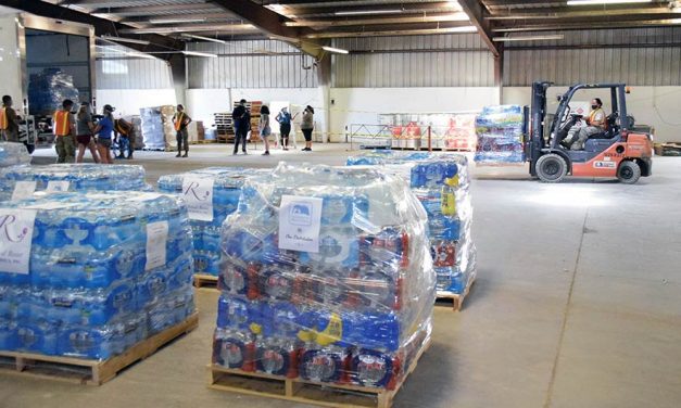 Co-workers respond to Diné with 245 cases of water
