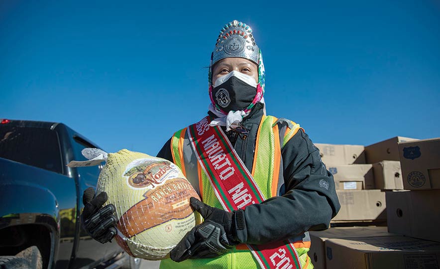 Don’t stand in the shadows: Miss Navajo applies skills, service to battle against virus