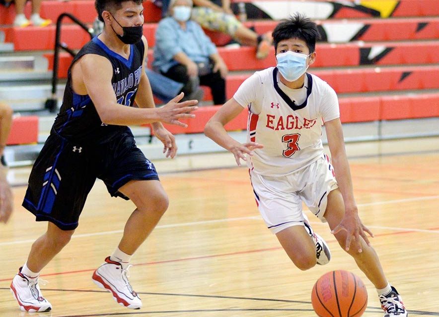 Crownpoint cashes in on treys to best Navajo Pine