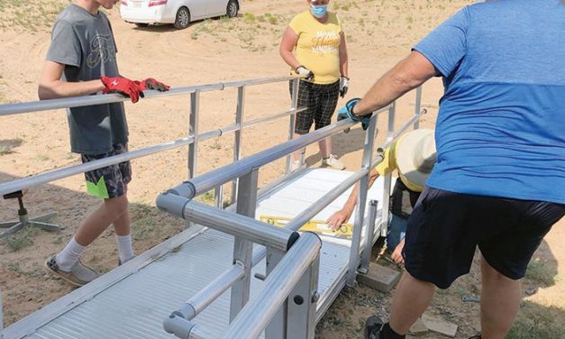 New ramp built to help elder’s mobility