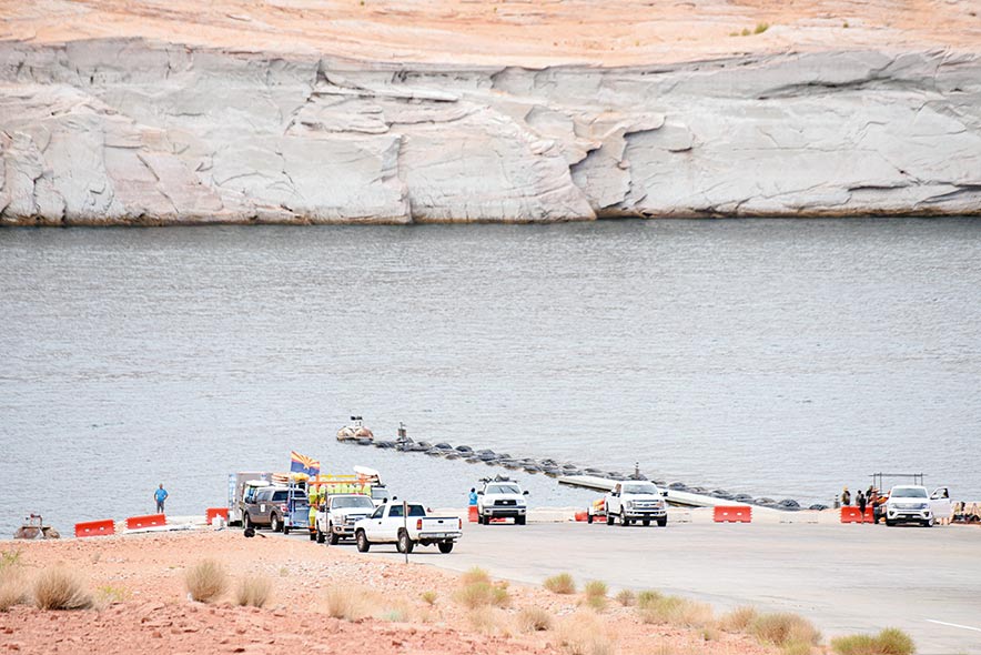 ‘There’s just no water’: Low Lake Powell water level concerning for Page