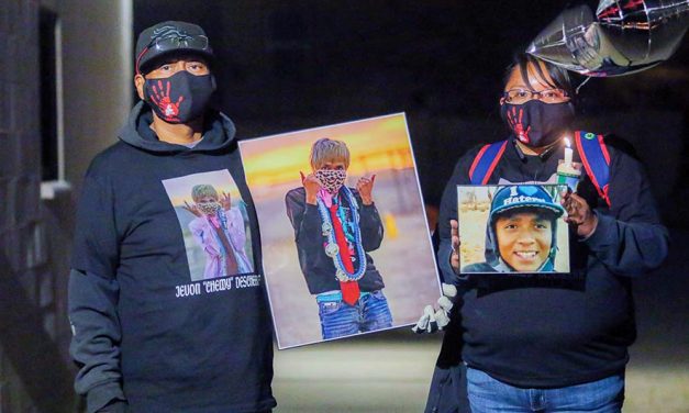 In memory: Candlelight vigil held for 21-year-old Shiprock man