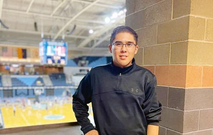 Video highlighter:  COVID-19 does not stop fan from helping local athletes