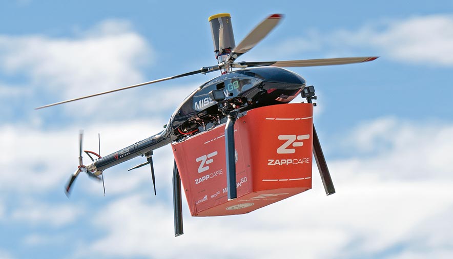 Drone demonstration shows uses in emergencies