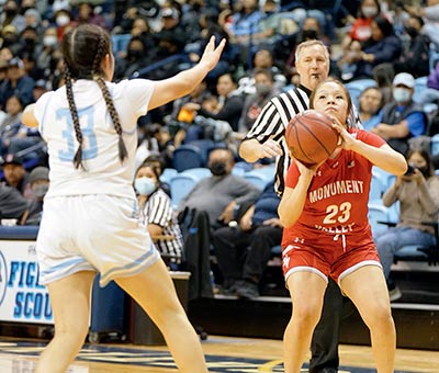 Stout defense spurs Monument Valley to 51-40 win over Lady Scouts