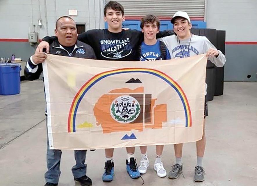 Snowflake grappler caps perfect season with state title