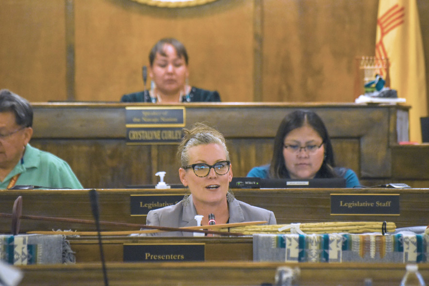 Arizona Gov. Katie Hobbs pledges action in Navajo Council visit
