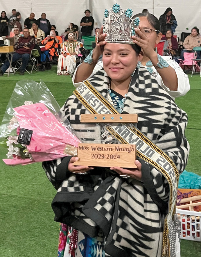‘It feels amazing’, Acacia Williams crowned 2023-24 E’e’aahjígo Diné Bich’eekį