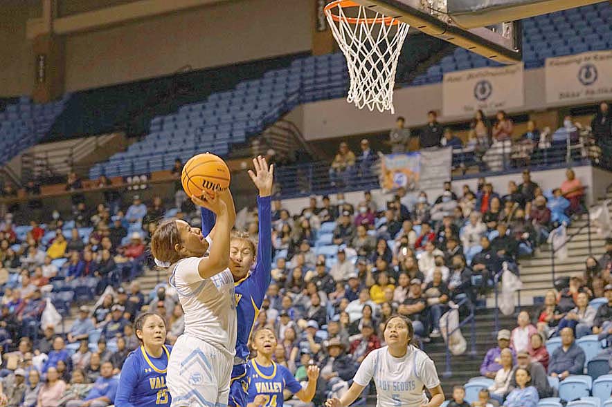 Window Rock girls flex its muscle inside in win over 2A Valley