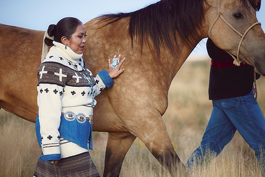 ‘A dream come true’ Polo Ralph Lauren x Naiomi Glasses honors Diné heritage and centuries-old weaving traditions