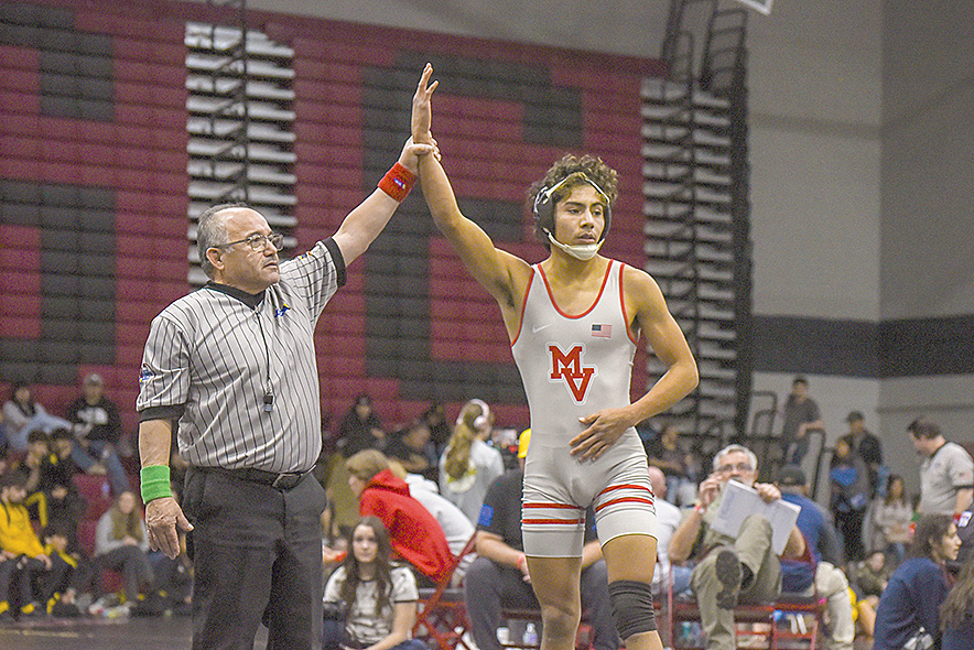 MV grappler earns outstanding wrestling award: Mustang boys place fifth