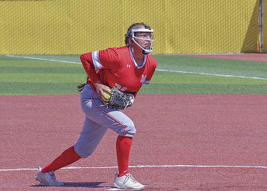 Chinle softball rallies to earn split with MV