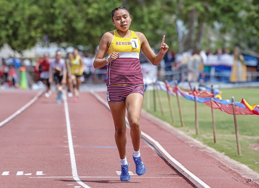 Rehoboth’s Emily Garcia wins two state crowns