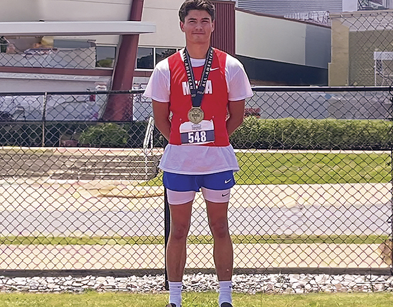 Diné javelin thrower earns All-American status