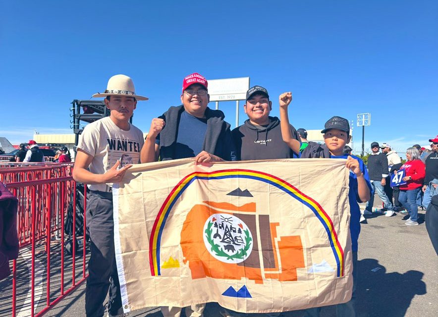 ‘Felt honored to be there’ Diné, Native Trump supporters attend rally in Albuquerque