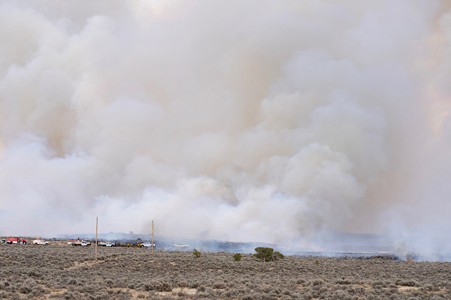 Spider Fire near Beshbetoh grows, residents urged to stay alert