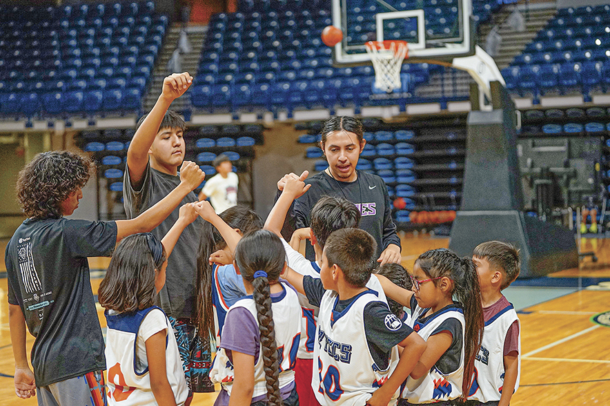 Giving back: Former GCU hoops player inspires Diné youth