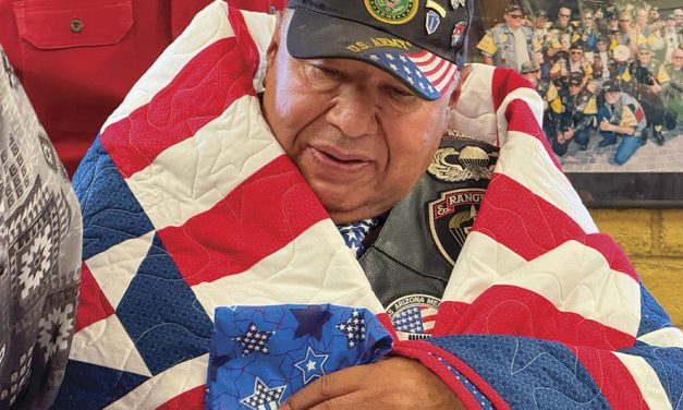 Wrapped in gratitude: U.S. military veterans honored with ‘Quilts of Valor’ in Gallup