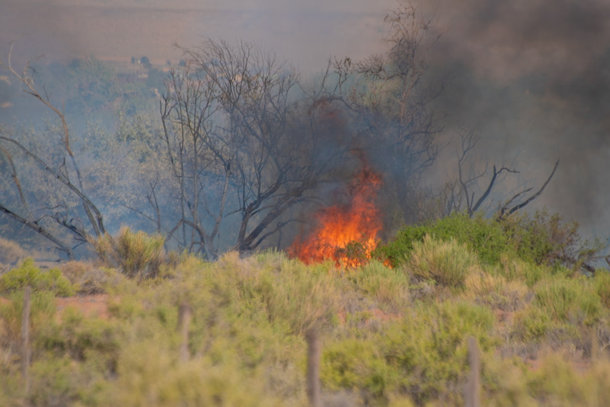 Fires erupt in Tuba City and Kaibeto, prompting emergency response