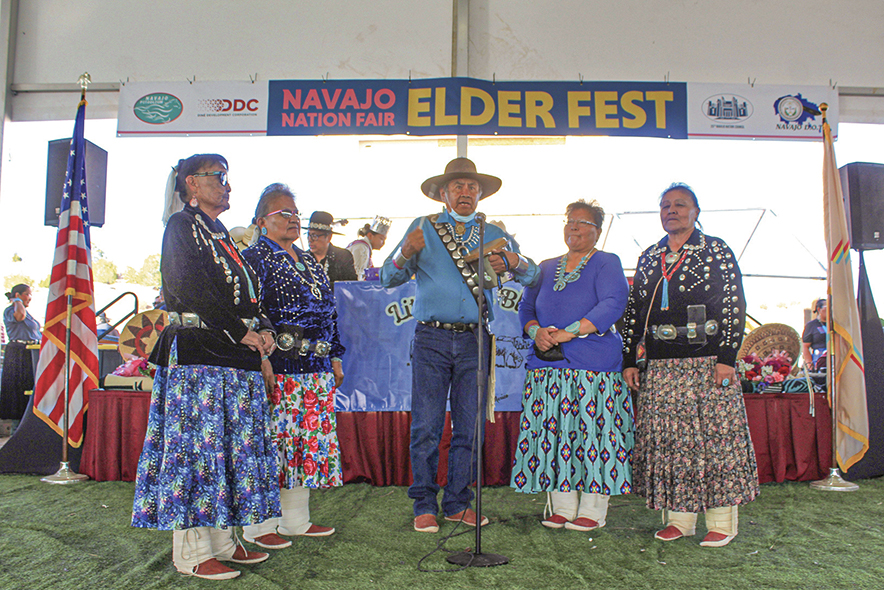 Elders gather under new arena shade at 77th Navajo Nation Fair
