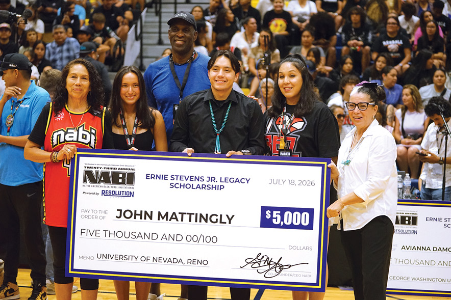 Diné hoops player John Mattingly getting acclimated to playing college ball at UNR